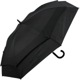 iX-brella expandierender Stockschirm mit Automatik move to XXL - schwarz-schwarz