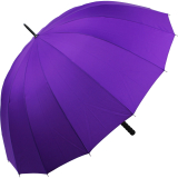iX-brella leichter 16-teiliger Golf-Partnerschirm - XXL mit Softgriff einfarbig lilac
