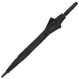 Doppler Stockschirm Fiber mit Automatik Move - black-grey
