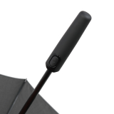 Doppler Stockschirm Fiber mit Automatik Move - black-grey