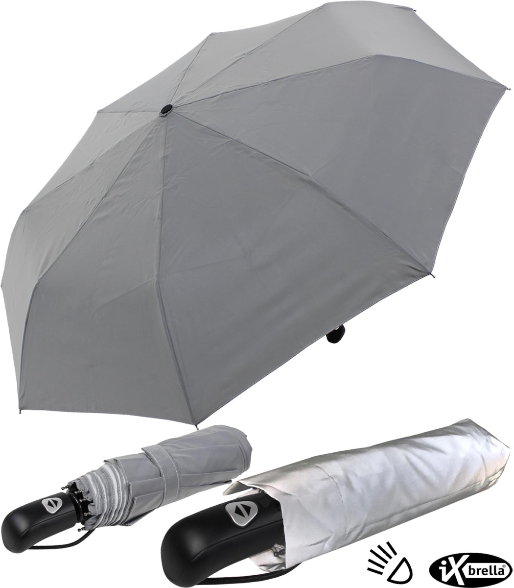 VfL Bochum 1848 Mini-Taschenschirm Du und Dein VFL Regenschirm Automatik-Schirm Fan-Artikel Stadion Regen Schutz Sportplatz Geschenk-Idee