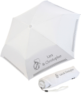 iX-brella Mini Hochzeits-Taschenschirm Herz und Anker mit...