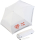 iX-brella Mini Hochzeits-Taschenschirm I love you  mit reflektierender Borte personalisiert mit Namen