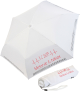 iX-brella Mini Hochzeits-Taschenschirm Love mit...