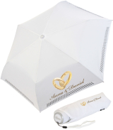 iX-brella Mini Hochzeits-Taschenschirm Ringe mit...