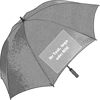 Ihr Aufdruck auf dem Regenschirm