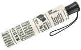 Regenschirm bedruckt - newspaper - Taschenschirm Auf-Automatik