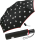 Regenschirm schwarz bedruckt - black & white dots - Taschenschirm Auf-Zu-Automatik