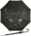 Regenschirm mit Auf-Automatik schwarz bedruckt - cat - Stockschirm