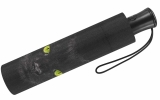 Regenschirm mit Auf-Automatik schwarz bedruckt - cat - Taschenschirm