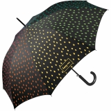 Regenschirm schwarz mit Farbwechsel bei Nässe - Rain Drops - Stockschirm Automatik