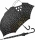 Regenschirm schwarz mit Farbwechsel bei Nässe - Rain Drops - Stockschirm Automatik