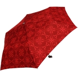 Doppler Damen Taschenschirm Mini Carbonsteel Slim Bloom - rot
