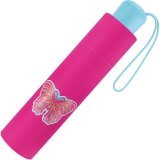 Scout Kinder-Taschenschirm mit reflektierendem Element Butterfly