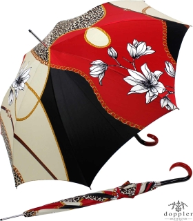 Doppler Manufaktur Damen Stockschirm VIP Elegance Grazia red