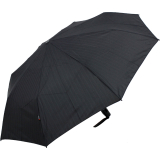 Knirps Regenschirm Fiber T2 Duomatic - Pinstripe - black