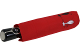 Doppler Damen Taschenschirm mit Auf-Zu-Automatik Magic Fiber Cats Best Friends - red