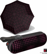 Knirps X1 Super Mini Taschenschirm im Etui stars - black