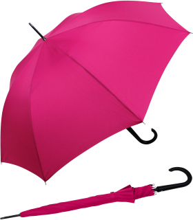 RS-Stockschirm exklusiv sturmsicher mit Automatik Fiberglas-Streben - pink