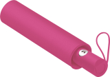 RS-Taschenschirm mit Auf-Zu-Automatik und farblich passendem Griff - pink