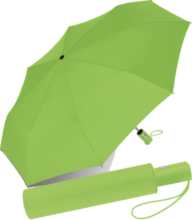 RS-Taschenschirm mit Auf-Zu-Automatik und farblich passendem Griff - limette