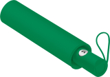 RS-Taschenschirm mit Auf-Zu-Automatik und farblich passendem Griff - grün