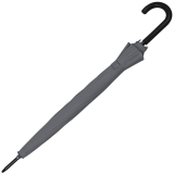 iX-brella long - hochwertiger Stockschirm 16-teilig mit Automatik sturmfest grau
