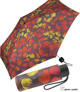 Pierre Cardin Supermini Taschenschirm Petito Blossom - brown