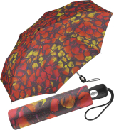 Pierre Cardin Damen Taschenschirm mit Auf-Zu-Automatik Blossom - brown