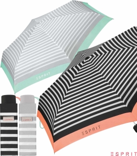 Esprit Super Mini Taschenschirm Petito E_Motional Stripes