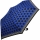 Doppler Mini Taschenschirm Havanna Mix-Up blau