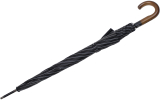 Jasch Herren Stockschirm Automatik Stormwalker schwarz - double-pinstripe