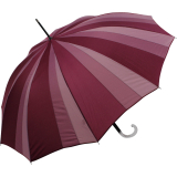 Damen Stockschirm 10teilig Automatik Gradient - bordeaux rot