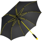 iX-brella Automatik XXL Golfschirm mit farbigem Gestell aus Fiberglas - gelb