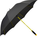 iX-brella Automatik XXL Golfschirm mit farbigem Gestell aus Fiberglas - gelb