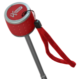 iX-brella Mini Ultra Light - Damen Taschenschirm mit großem Dach - extra leicht dunkelrot