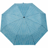 Doppler Damen Taschenschirm Auf-Zu-Automatik Fiber Magic UV-Schutz Glamour - blau