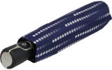 Doppler Damen Taschenschirm Auf-Zu-Automatik Fiber Magic UV-Schutz Glamour - dunkelblau