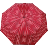 Doppler Damen Taschenschirm Auf-Zu-Automatik Fiber Magic UV-Schutz Glamour - rot