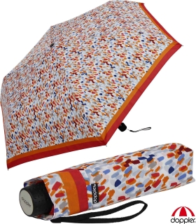 Doppler Mini Taschenschirm Havanna Sprinkle - orange