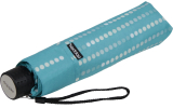Doppler Mini Taschenschirm Havanna UV-Schutz Glamour - blau