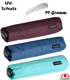 Doppler zero,99 extrem leichter Mini Damen Taschenschirm UV-Schutz Sun