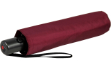 Knirps Taschenschirm Slim Duomatic Auf-Zu-Automatik - burgundy