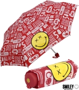 Smiley World Super Mini Taschenschirm Stay Cool - rot