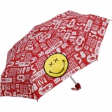 Smiley World Super Mini Taschenschirm Stay Cool - rot