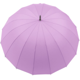 iX-brella leichter 16-teiliger Golf-Partnerschirm - XXL mit Softgriff einfarbig light lilac