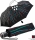 Knirps Regenschirm Damen Taschenschirm Large Duomatic mit Farbwechsel Wet Print Rope - schwarz