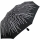 Knirps Regenschirm Damen Taschenschirm Large Duomatic mit Farbwechsel Wet Print Rope - schwarz