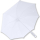 iX-brella weißer XXL Hochzeitsschirm Automatik - All In White - Herzen personalisiert mit Namen