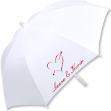 iX-brella weißer XXL Hochzeitsschirm Automatik -...